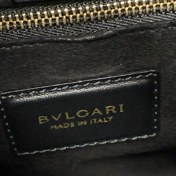 Bvlgari Tote Bag Serpenti Scalier Black X Light Brown X Multi Mini Bag Leopard - Picture 11 of 16